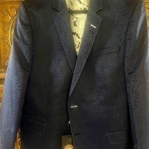 Men's blazer, NWT, grape-blue 44R